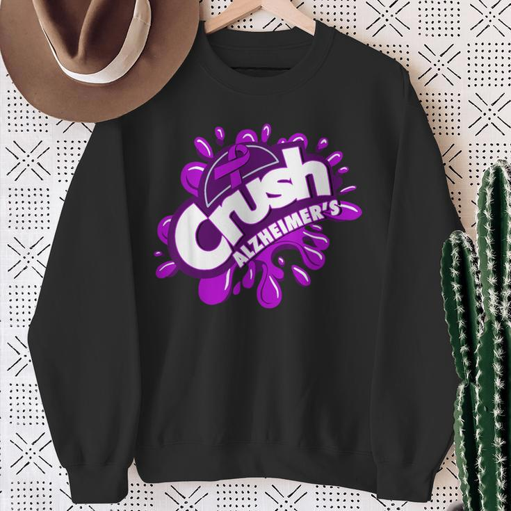Crush Alzheimer's Sweatshirt Gifts for Old Women
