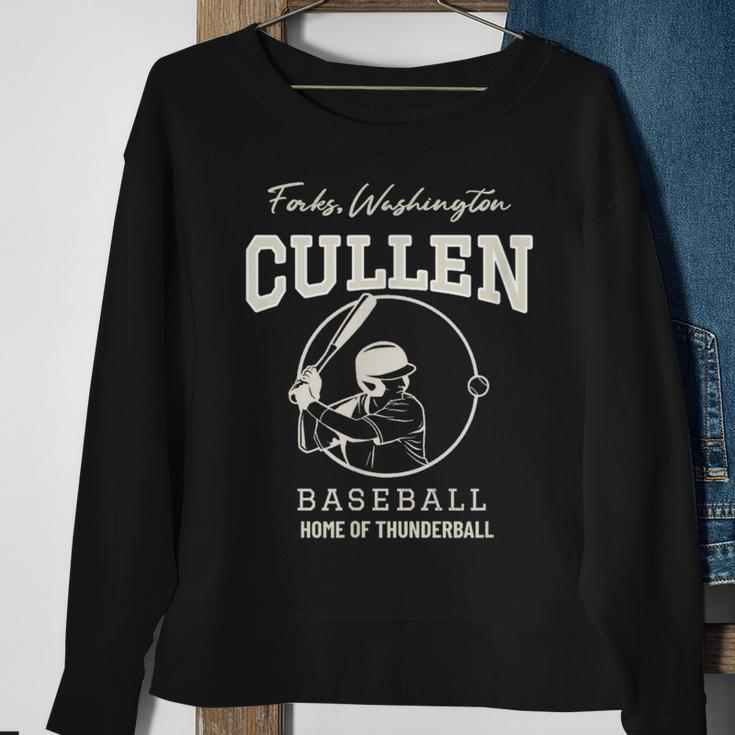 Cullen Baseball Forks Washington Home Of Thunder Ball Sweatshirt Gifts for Old Women