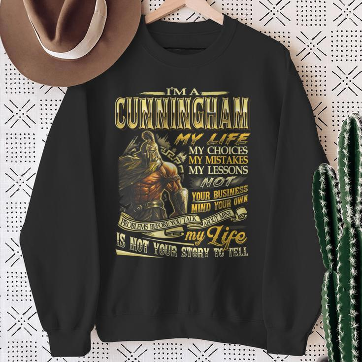 Cunningham Family Name Cunningham Last Name Team Sweatshirt Gifts for Old Women