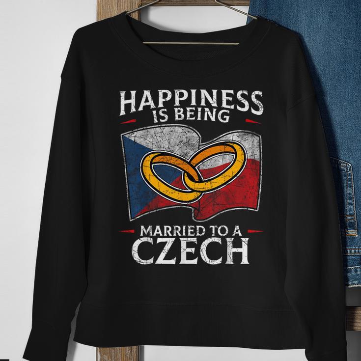 Czech Republic Marriage Czech Heritage Culture Married Sweatshirt Gifts for Old Women