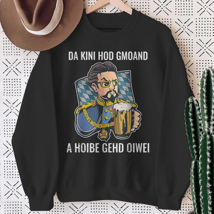 Da Kini Hod Gmoand A Hoibe Gehd Oiwei I Sweatshirt Geschenke für alte Frauen