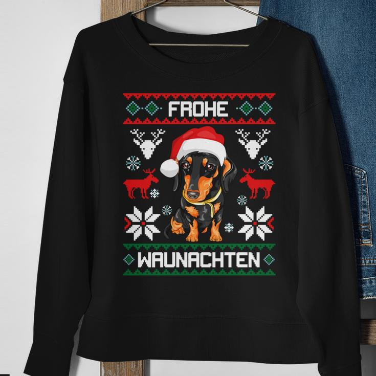 Dachshund Merry Waunachten Christmas Dog Dachshund Tecker Sweatshirt Geschenke für alte Frauen