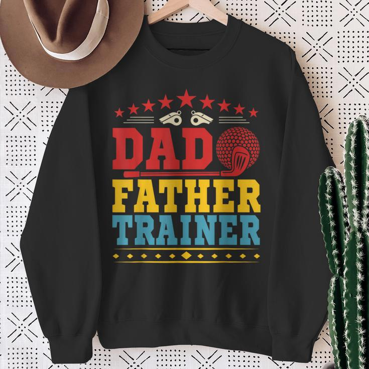 Dad Father Trainer Costume Golf Sport Trainer Lover Sweatshirt Gifts for Old Women