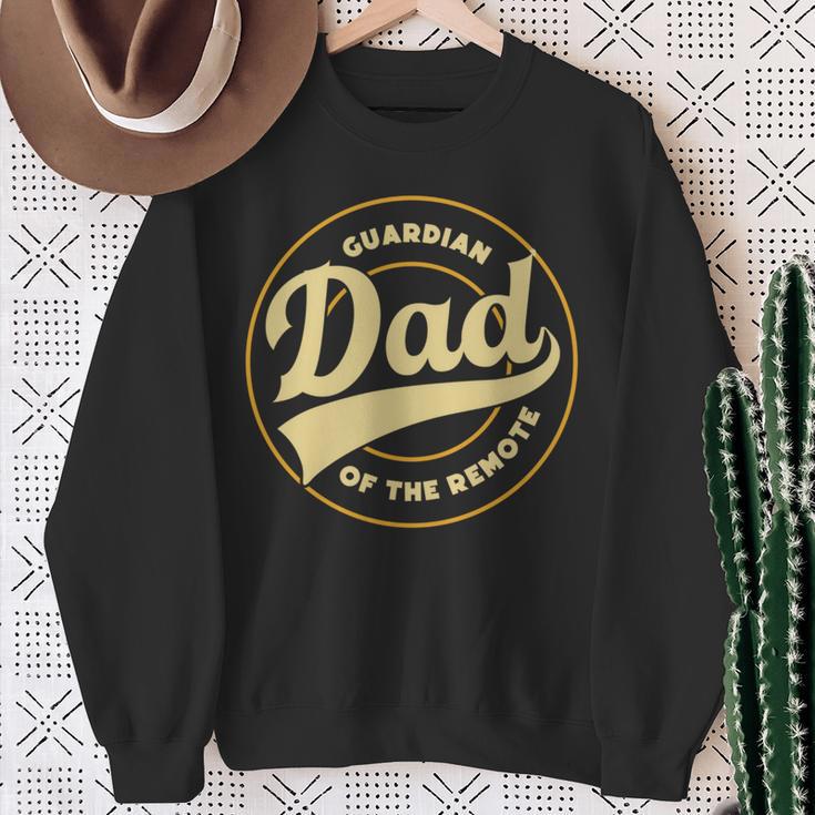 Dad Guardian Lustige Fernbedienung Tvatertag Papa Pops Daddy Da Sweatshirt Geschenke für alte Frauen