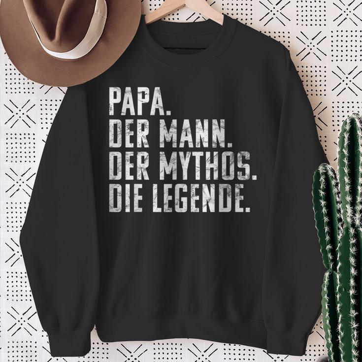 Dad Man Mythos Die Legend Father's Day Birthday Sweatshirt Geschenke für alte Frauen