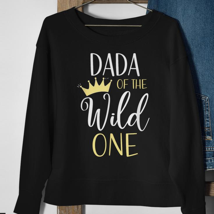 Dada Of The Wild One First Birthday Matching Family Sweatshirt Gifts for Old Women
