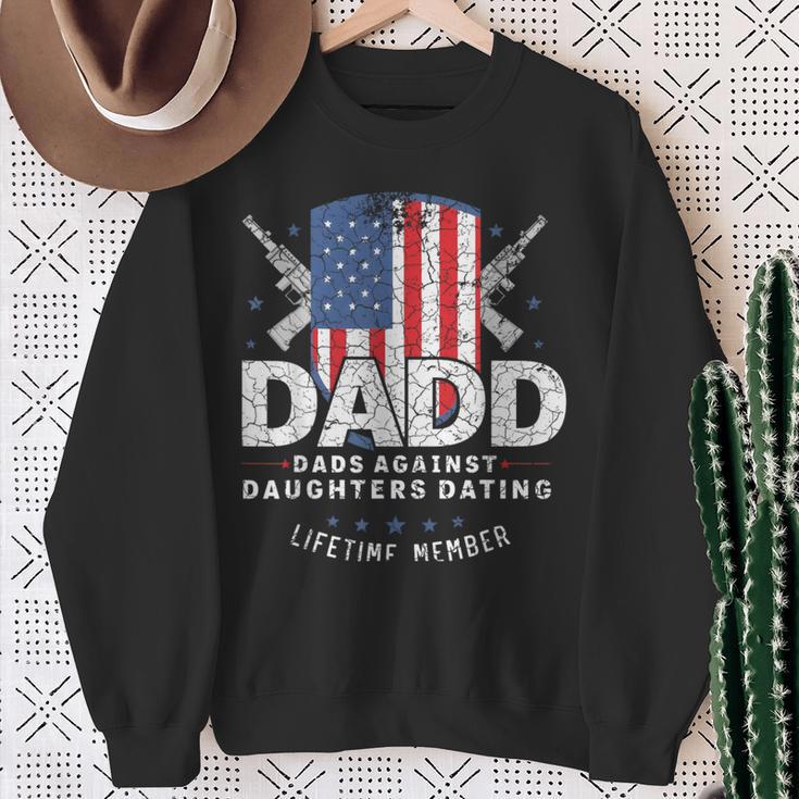 DADDäter Gegen Töchter Datingatertag Papa Witze Sweatshirt Geschenke für alte Frauen