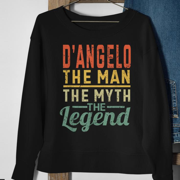 D'angelo The Man The Myth The Legend Name D'angelo Sweatshirt Gifts for Old Women