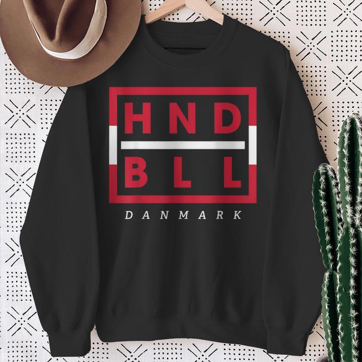 Danmark Fan Hndbll Handballer Sweatshirt Geschenke für alte Frauen