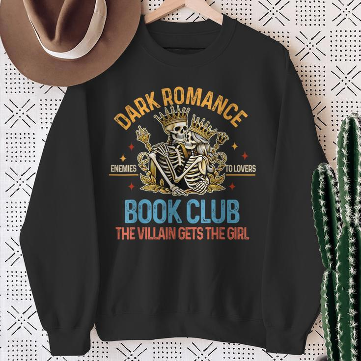 Dark Romance Reader Enemies To Lovers Book Club The Villain Sweatshirt Gifts for Old Women