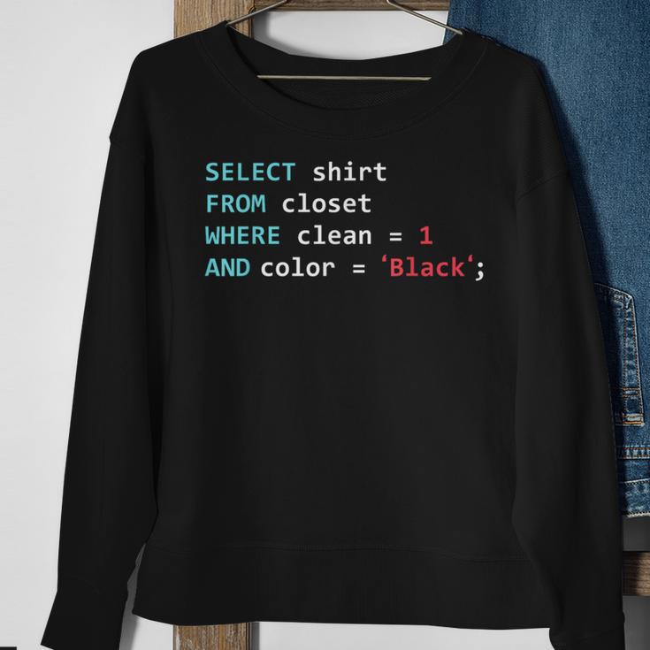 Database Sql Query Informatician Sweatshirt Geschenke für alte Frauen