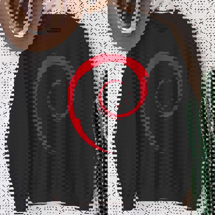 Debian Spiral Logo Os Open Source Pour Les Amoureux De Linux Sweater e Cadeaux pour les femmes âgées