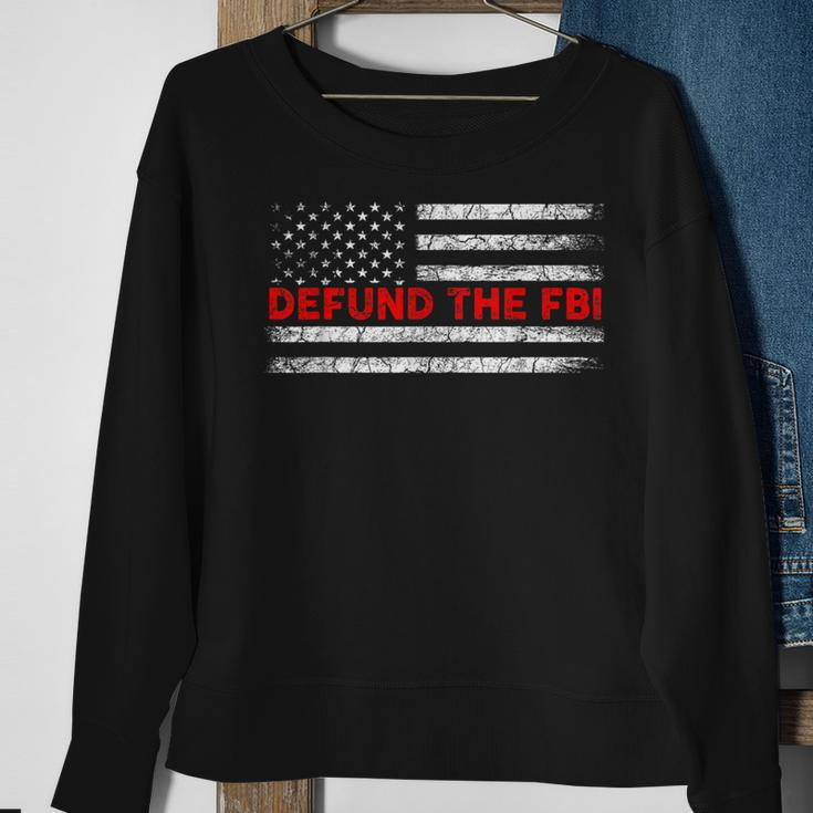 Defund The Fbi Federal Bureau Of Investigation Politics Sweatshirt Gifts for Old Women