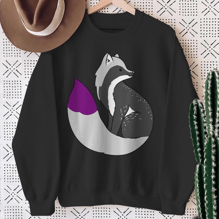 Demisexual Fox Demisexual Pride Sweatshirt Gifts for Old Women