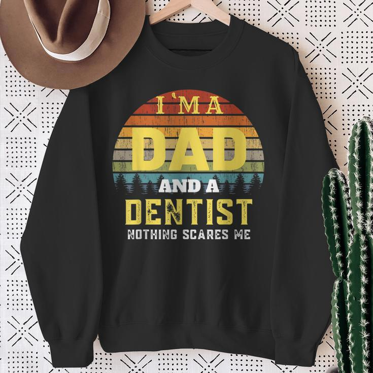Dentist Dad Vintage Sweatshirt Gifts for Old Women