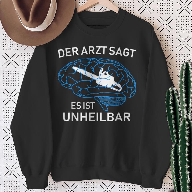 Der Arzt Sagt Es Ist Unheilbar Chainsaw Sweatshirt Geschenke für alte Frauen