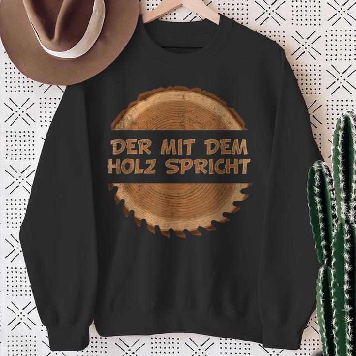 Der Mit Dem Holz Speaker Sweatshirt Geschenke für alte Frauen