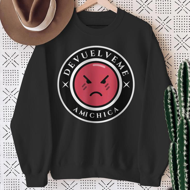 Devuelveme A Mi Chica 80S Post Punk Latino Sweatshirt Gifts for Old Women