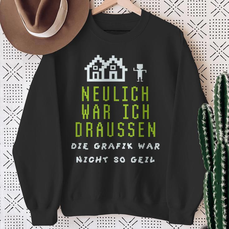 Die Grafik War Nicht So Geil Sweatshirt Geschenke für alte Frauen