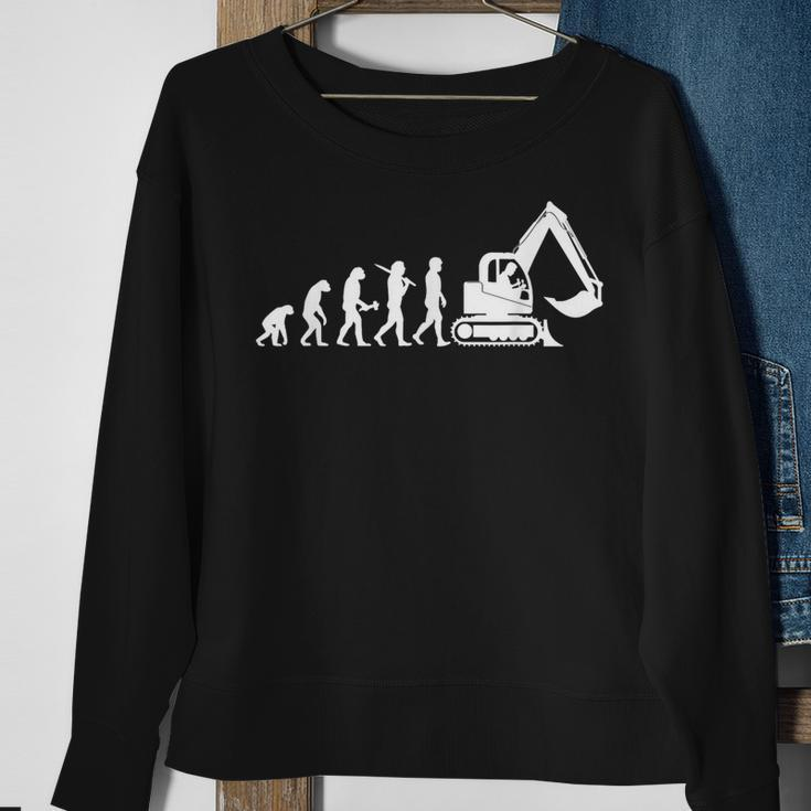 Digger Guide Evolution Digger Digger Driver Sweatshirt Geschenke für alte Frauen