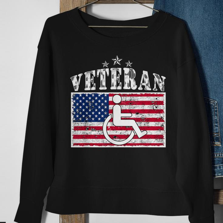 Disabled Handicapped Veteran For Veteran Sweatshirt Gifts for Old Women