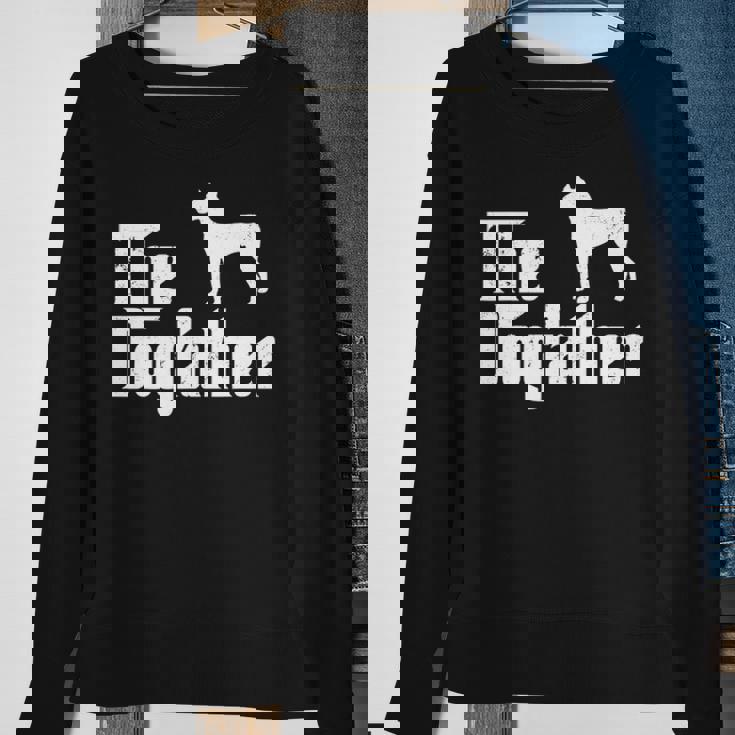 Doberman Pinscher Dog The Dogfather Dog Lover Sweatshirt Gifts for Old Women