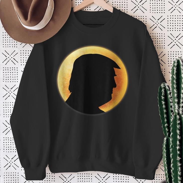 Donald Trump Eclipse Sweatshirt Gifts for Old Women