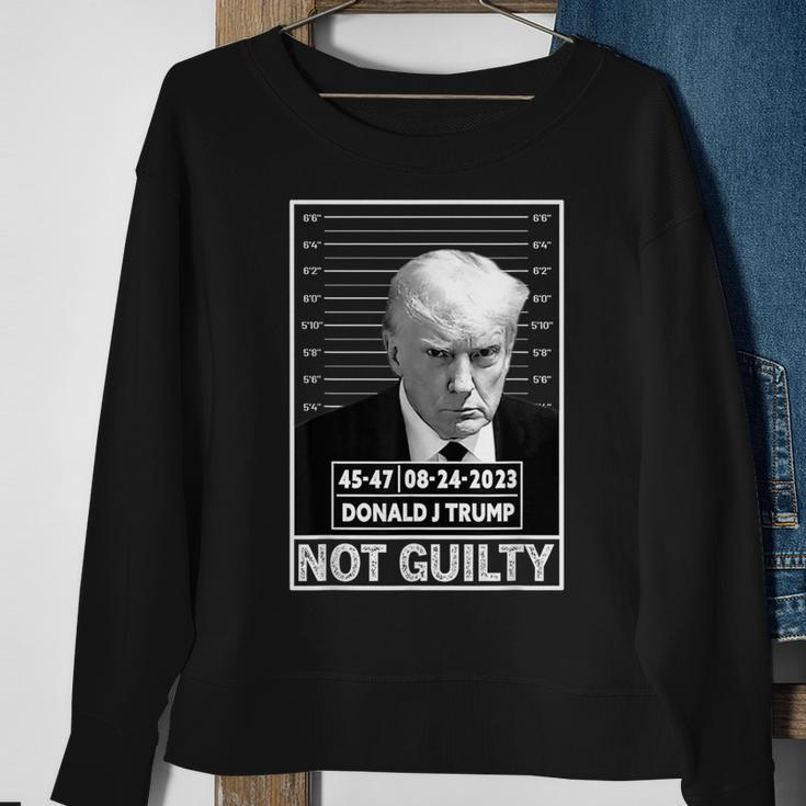 Donald Trump Police Hot Not Guilty President Legend Sweatshirt Gifts for Old Women