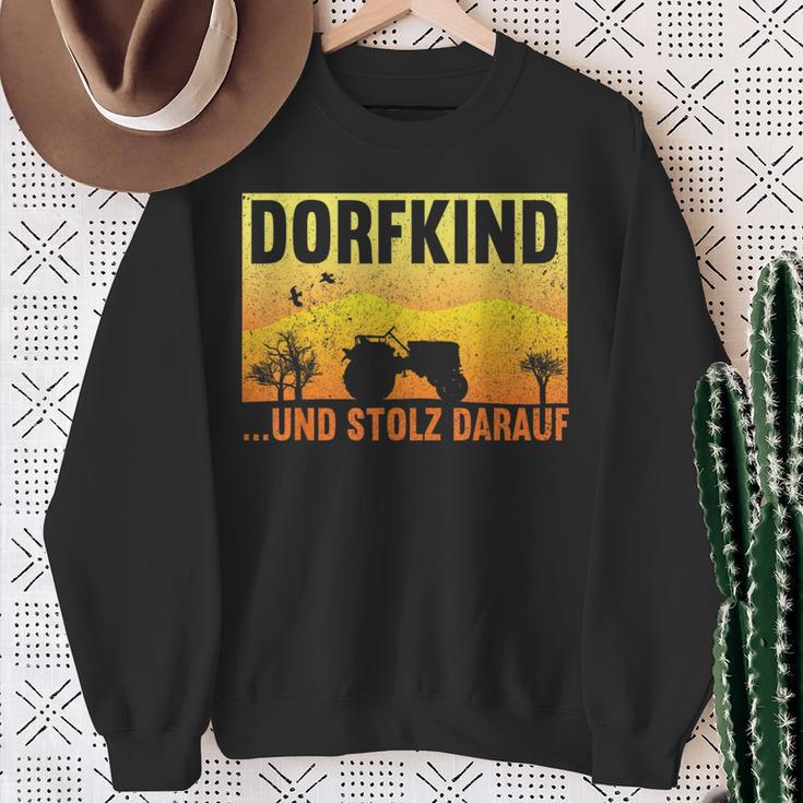 Dorfkind Und Stolz Darauf Farmers Children's S Sweatshirt Geschenke für alte Frauen