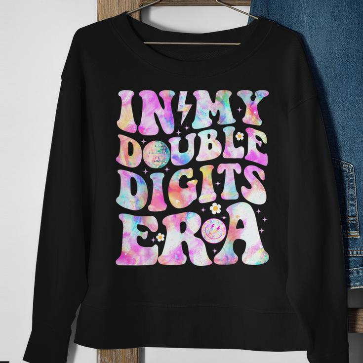 In My Double Digits Era 10Ten Years Old 10Th B-Day Girls Sweatshirt Gifts for Old Women