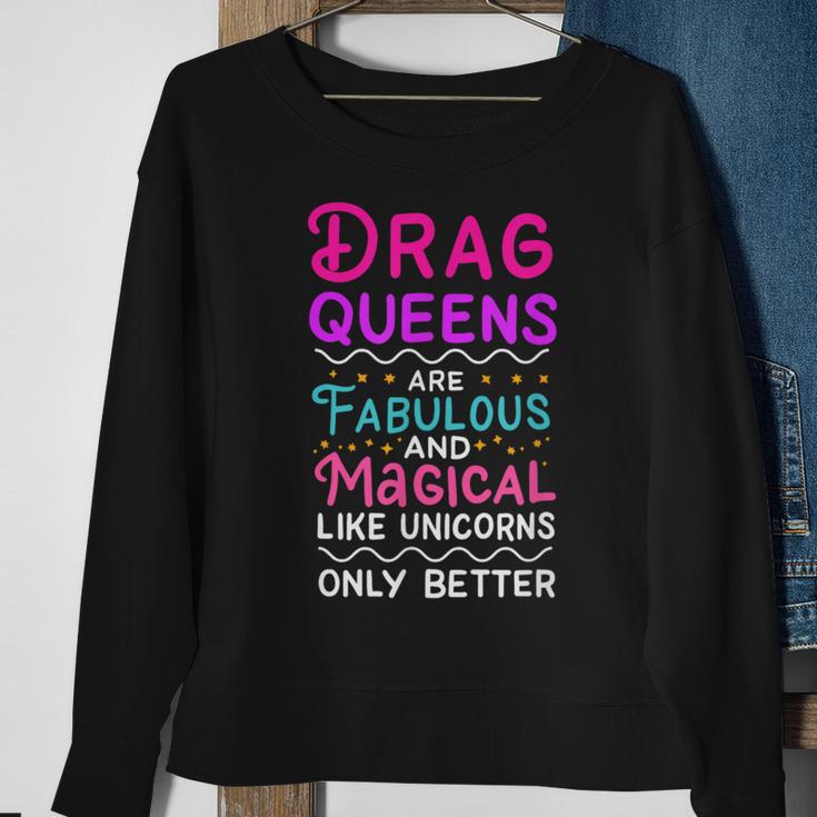 Drag Queen For Drag Performer Drag Queen Community Sweatshirt Gifts for Old Women