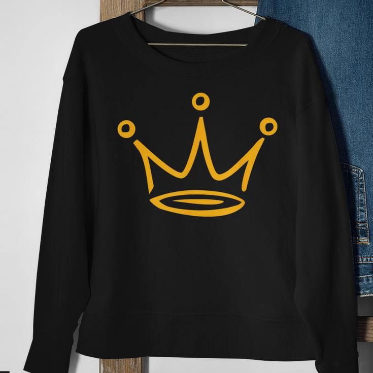 Drawn Crown Sweatshirt Gifts for Old Women