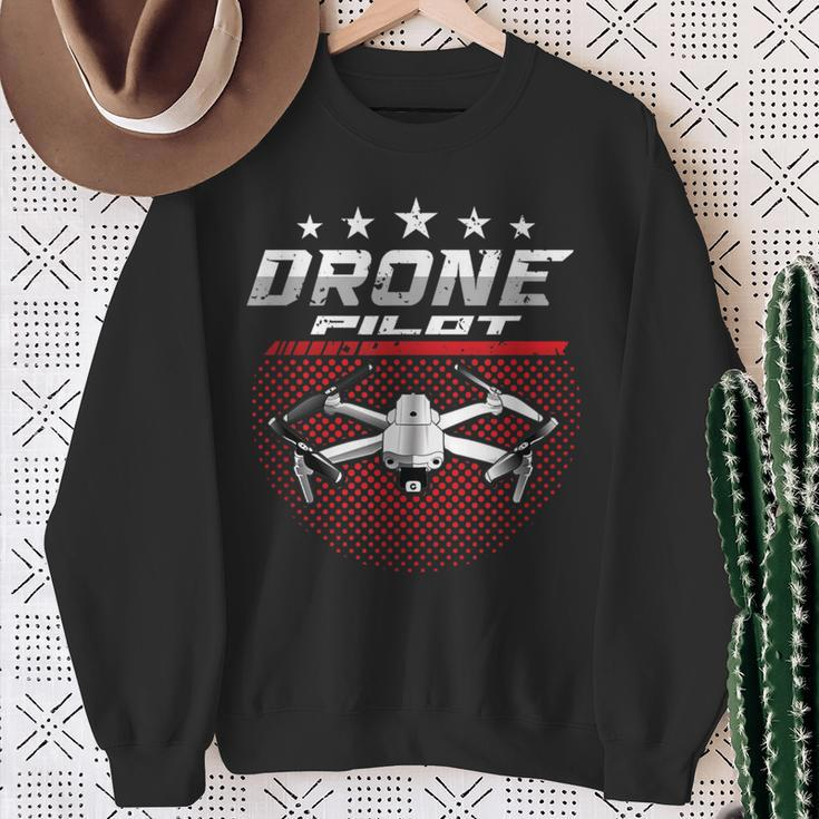 Drone Pilot Quadcopter Whoop Copter Pilot Drone Sweatshirt Geschenke für alte Frauen