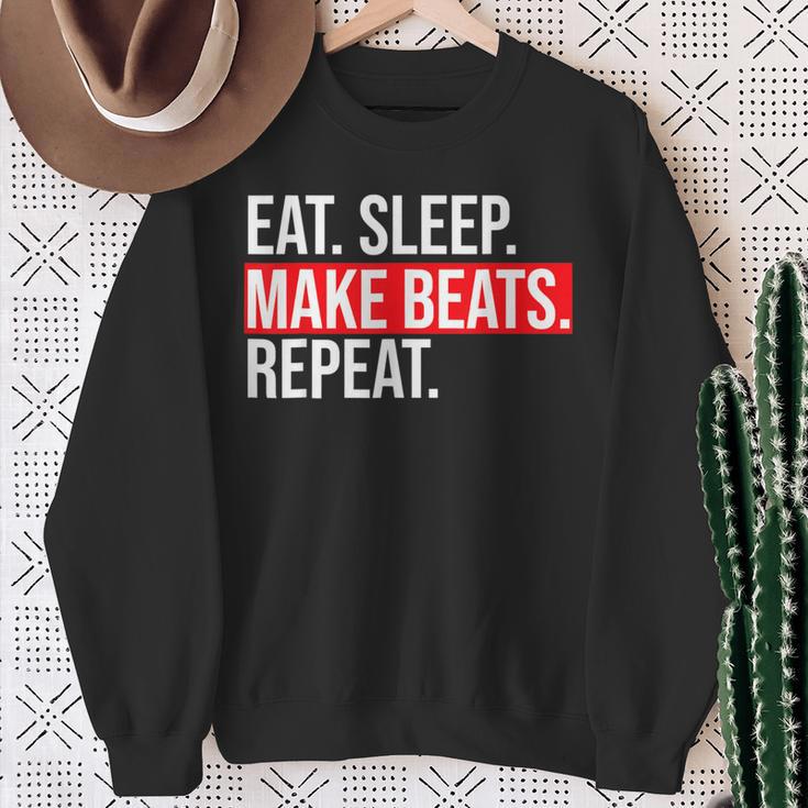 Eat Sleep Make Beats Dj Music Producer Beat Maker Sweatshirt Gifts for Old Women