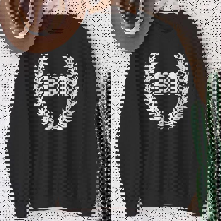 Ebm Electronic Body Music Old School Front Camisa de entrenamiento Regalos para ancianas