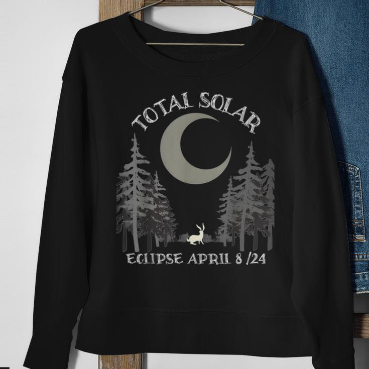 Eclipse 2024 Totality Path Us Total Solar Eclipse 2024 Sweatshirt Gifts for Old Women