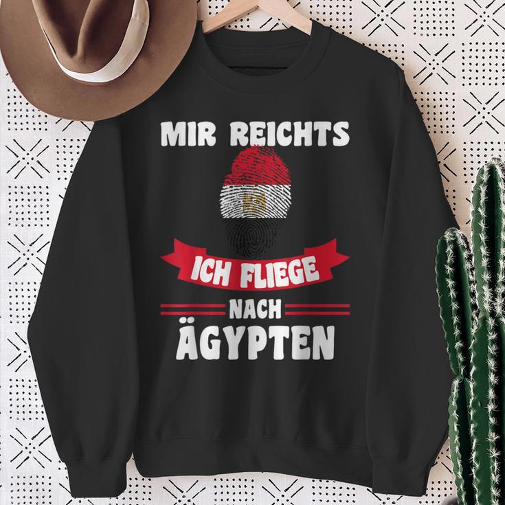 Egypt Flag Mir Reichts Ich Fliege Nach Egypt Sweatshirt Geschenke für alte Frauen