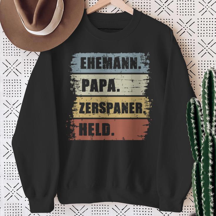 Ehemann Papa Zerspaner Held Zerspanungsmechanikeratertag Sweatshirt Geschenke für alte Frauen