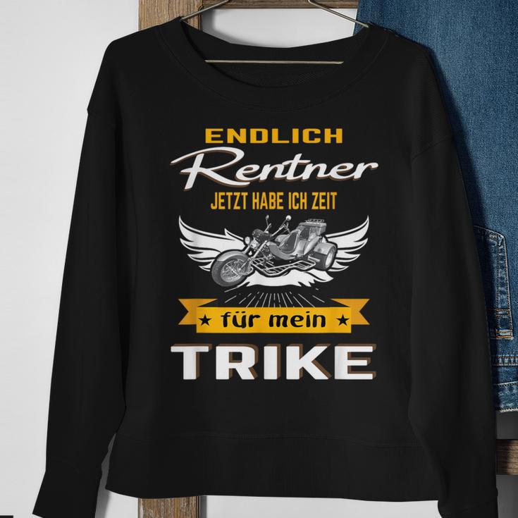 Endlich Pensioner Trikefahrer Trike Sweatshirt Geschenke für alte Frauen