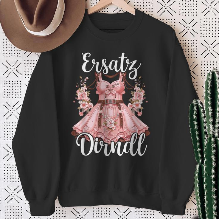 Ersatz-Dirndl Sweatshirt mit Blumen-Design, Grafik-Dekor Tee Geschenke für alte Frauen