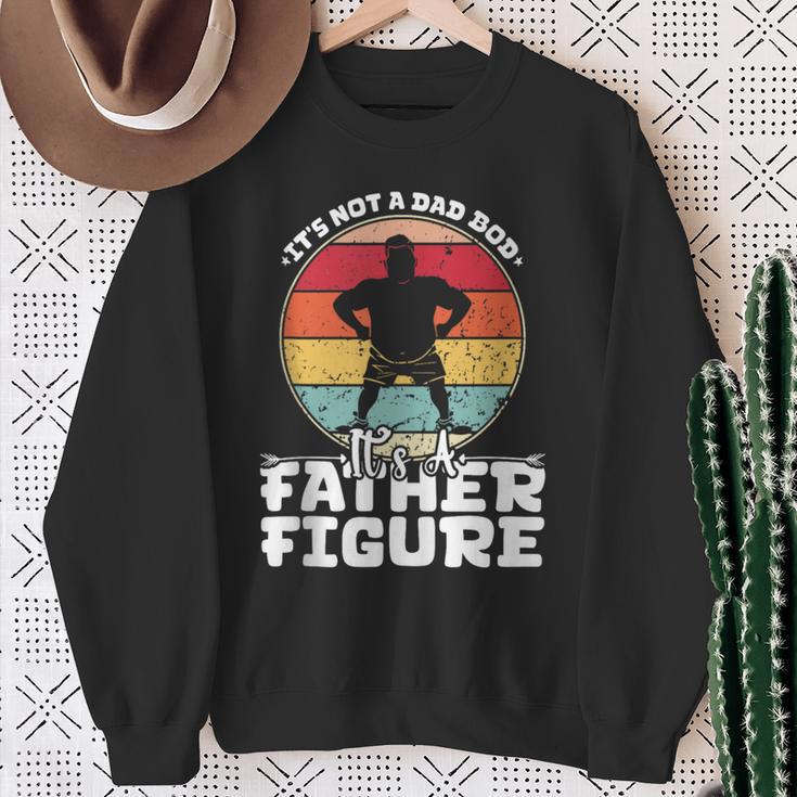 Es Ist Kein Papa Bod Es Ist Eine Figurater Lustigeratertag Sweatshirt Geschenke für alte Frauen