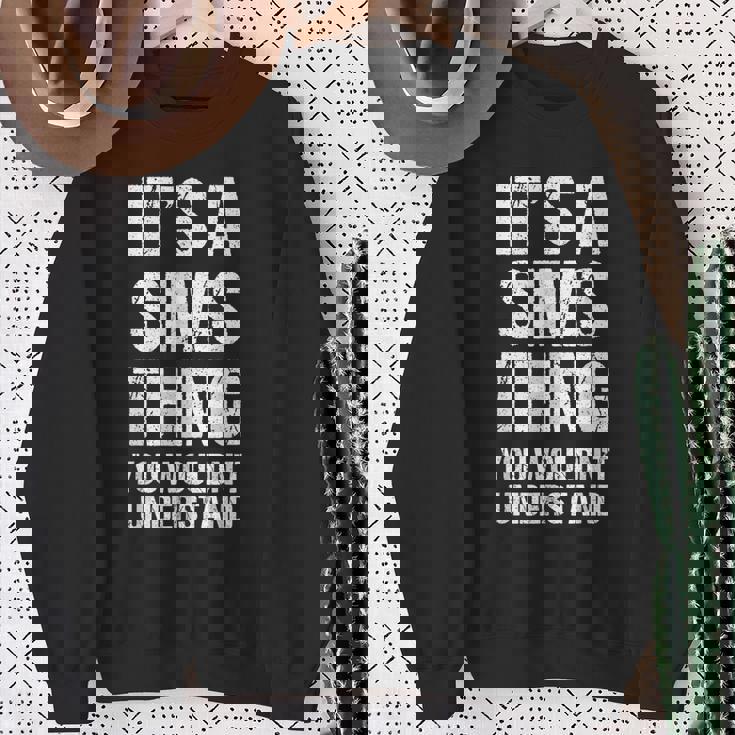 Es Una Cosa De Los Sims No Lo Entenderías Sims Divertidos Camisa de entrenamiento Regalos para ancianas