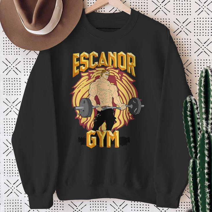 Escanor Gym Pride Sweatshirt Geschenke für alte Frauen
