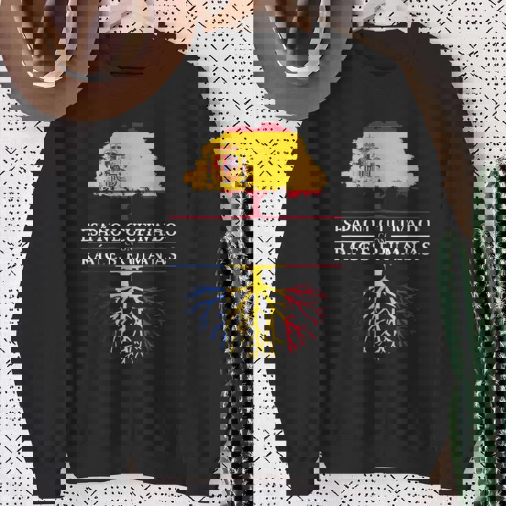 Español Cultivado Con Raíces Rumanas Rumania Camisa de entrenamiento Regalos para ancianas