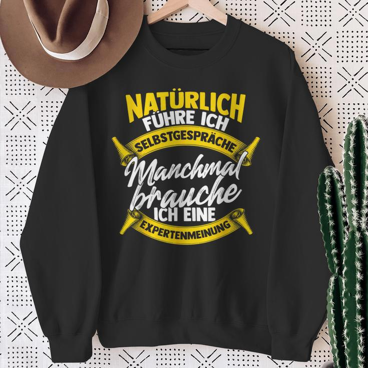 Experte Natürlich Führre Ich Selbstpräche German Language Sweatshirt Geschenke für alte Frauen