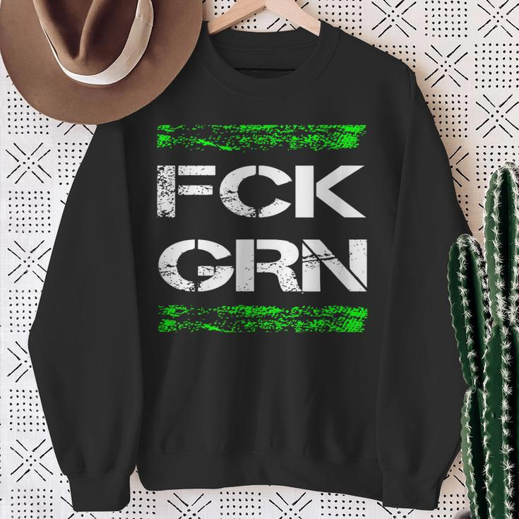 F Ck Grn Patriotisch Widerstand Anti-Grün Deutschland Sweatshirt Geschenke für alte Frauen