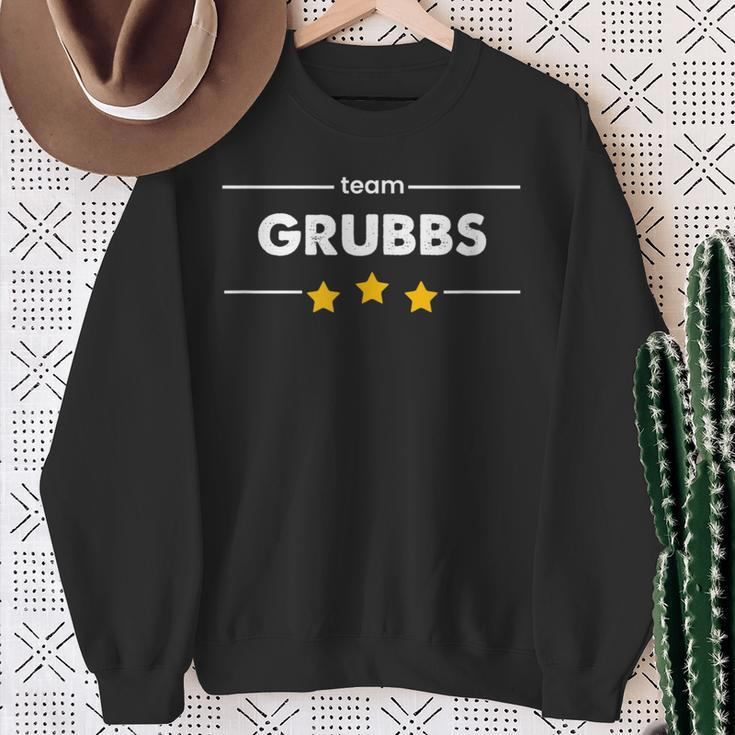 Family Name Surname Or First Name Team Grubbs Sweatshirt Gifts for Old Women