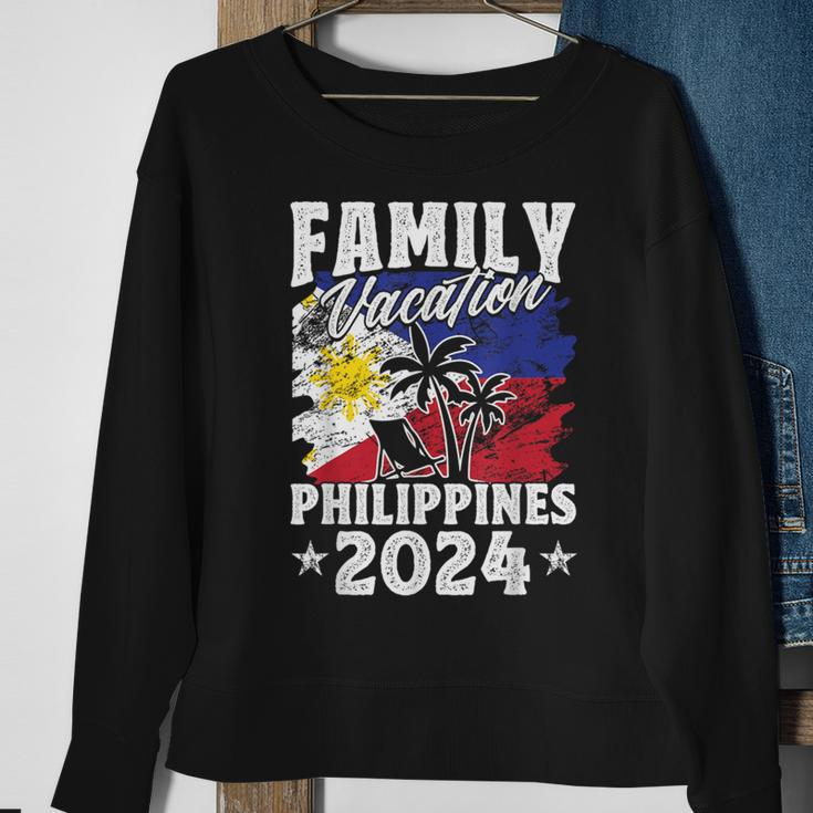 Family Vacation Philippines 2024 Beach Summer Vacation Sweatshirt Gifts for Old Women