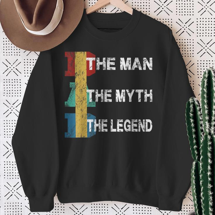 Fanny Dad The Man The Myth The Legend Papa Dad Fathers Day Sweatshirt Gifts for Old Women