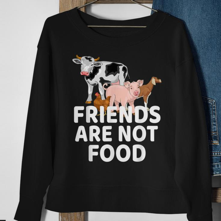 Farm Animal Friends Are Not Food Sweatshirt Gifts for Old Women
